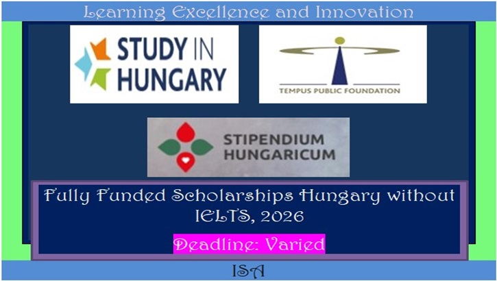 Fully Funded Scholarships Hungary without IELTS 2026